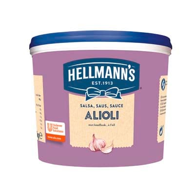 Hellmann's Aioli 3L - Heerlijke recepten en makkelijk in gebruik: probeer nu Hellmann's Alioli