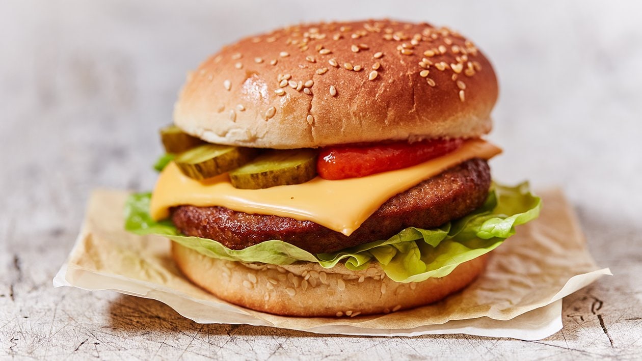 Vegetarische Cheese burger – Recept