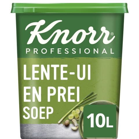 Knorr Klassiek Lente-Ui en Preisoep Poeder opbrengst 10L - 