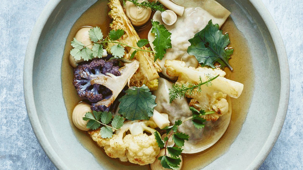 Bloemkool met miso en champignons – Recept
