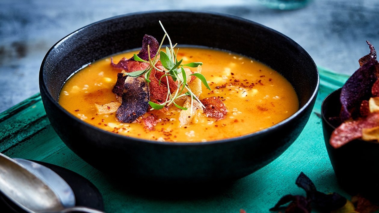 Peruaanse zoete aardappel soep met quinoa – Recept