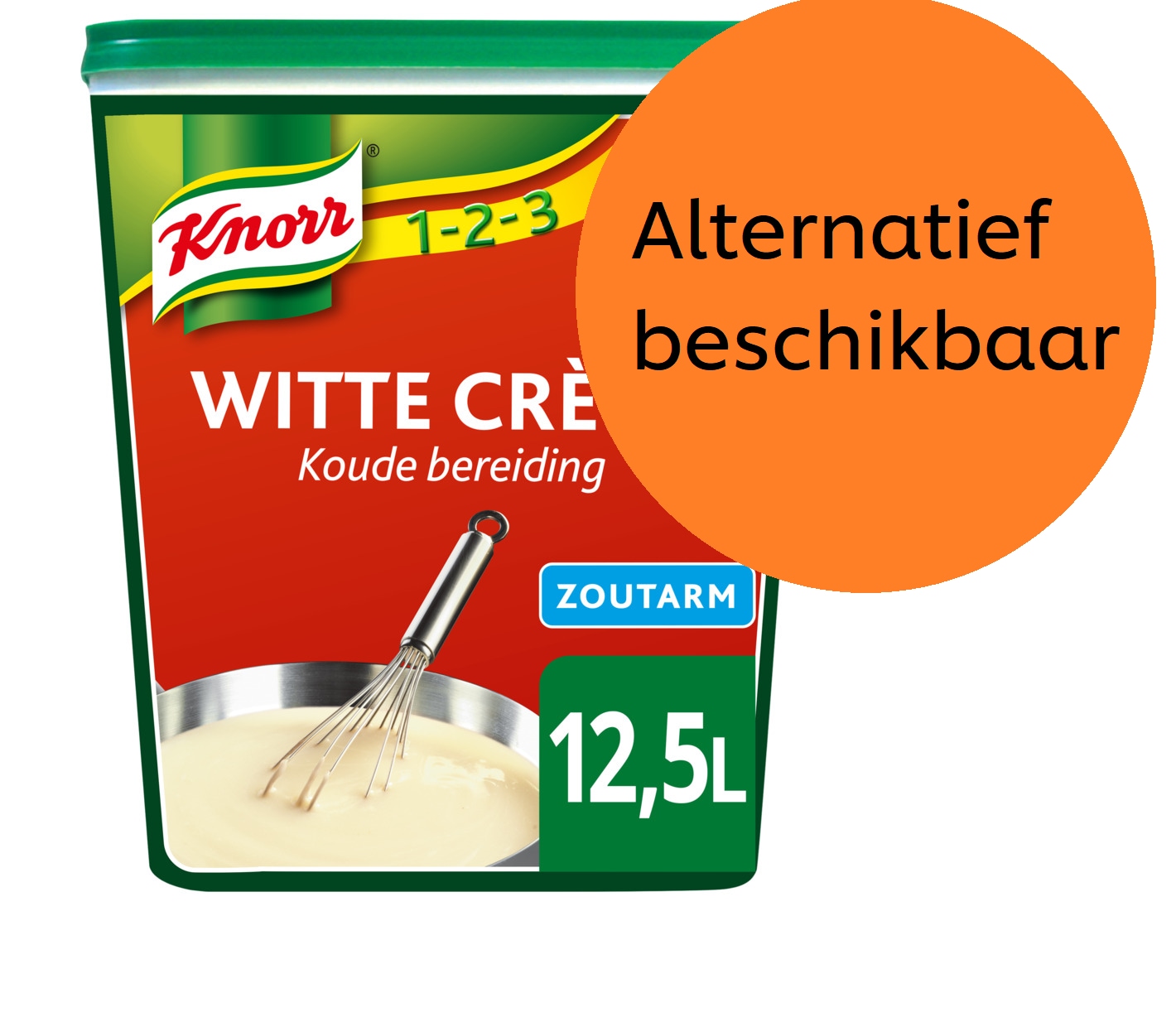 Knorr 1-2-3 Witte Crème Zoutarm 1kg - 