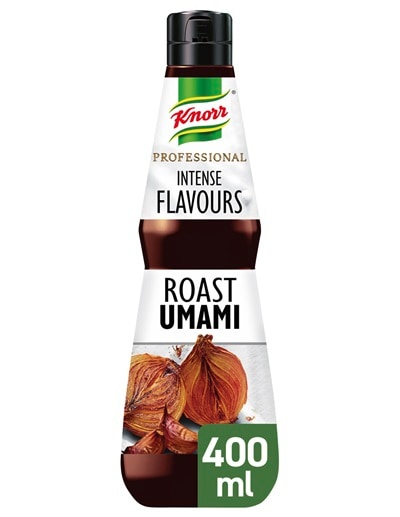 Knorr Professional Intense Flavours Roast Umami Vloeibaar 400ml - *let op: de levertijd voor dit product kan afwijken en langer duren dan je gewend bent. Excuses voor het ongemak.
